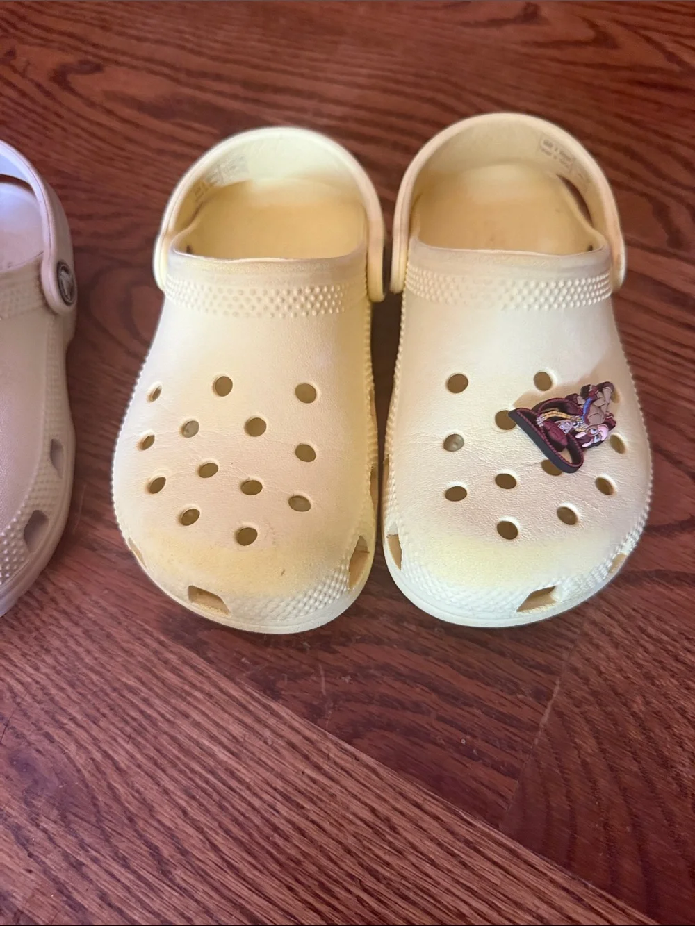 3 pair of crocs